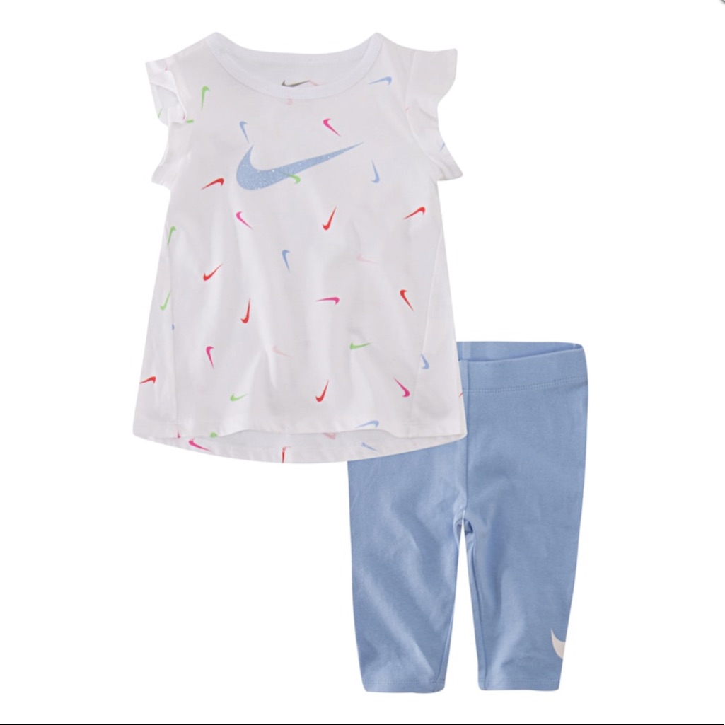 Nike Toddler Girl Size 18 M Tunic & Capri Legging